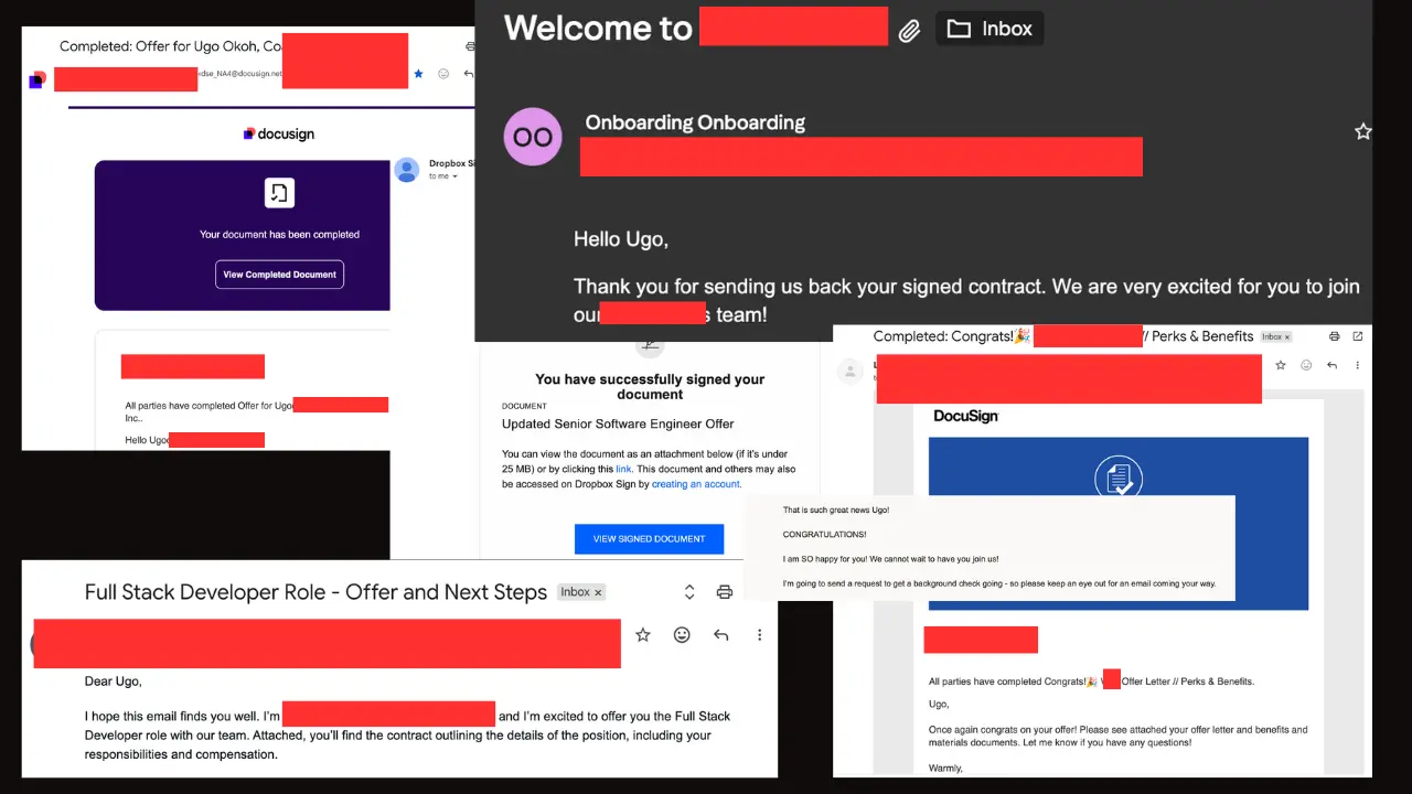A few of the software engineering offers I have received
